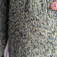 Load image into Gallery viewer, 80s Vintage Olive Wool Blend Knit Sweater