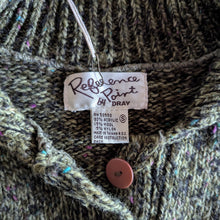 Load image into Gallery viewer, 80s Vintage Olive Wool Blend Knit Sweater