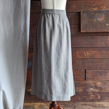 Load image into Gallery viewer, 60s Vintage Grey Tweed Maxi Skirt
