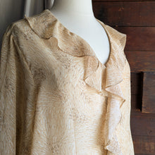 Load image into Gallery viewer, Y2K Vintage Plus Size Sheer Ruffled Blouse
