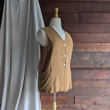 Load image into Gallery viewer, 90s Vintage Long Tan Vest