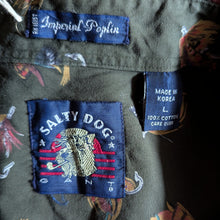 Load image into Gallery viewer, 90s Vintage Olive Fly Fishing Shirt