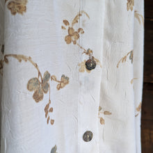 Load image into Gallery viewer, Y2K Sheer White Botanical Long Blouse