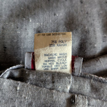 Load image into Gallery viewer, 80s Vintage Grey Rayon Blend Midi Skirt