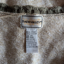 Load image into Gallery viewer, 90s Vintage Plus Size Harvest Embroidered Knit Vest