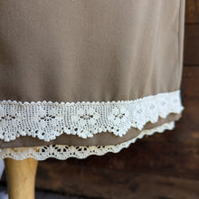 Load image into Gallery viewer, Upcycled 'Butterfly Lace' Patched Midi Skirt