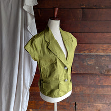 Load image into Gallery viewer, Y2K Vintage Green Short Sleeve Jacket