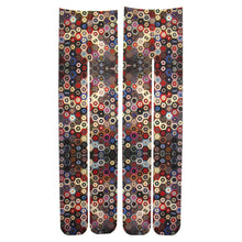 Load image into Gallery viewer, "Honeycomb Quilt" Printed Art Tights