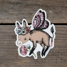 Load image into Gallery viewer, Donkey Fairy Vinyl Sticker