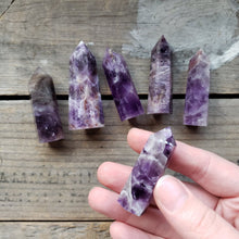 Load image into Gallery viewer, Chevron Amethyst Obelisk