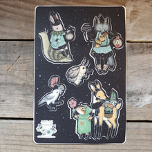 Load image into Gallery viewer, Dark Mage Vinyl Sticker Sheet