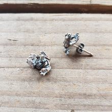 Load image into Gallery viewer, Sterling Silver Frog Stud Earrings