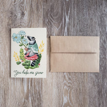Load image into Gallery viewer, "You Help Me Grow" Greeting Card