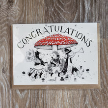 Load image into Gallery viewer, "Congratulations" Mushroom Greeting Card