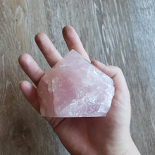 Load image into Gallery viewer, Large Rose Quartz Crystal Point