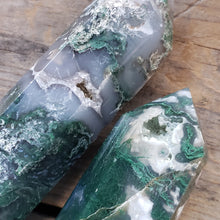 Load image into Gallery viewer, Moss Agate Obelisks
