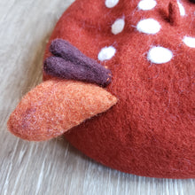 Load image into Gallery viewer, Red Speckled Deer Beret