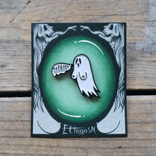 Load image into Gallery viewer, "Boooobs" Ghost Enamel Pin