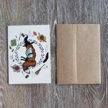 Load image into Gallery viewer, Magic Student Fox Greeting Card