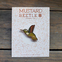 Load image into Gallery viewer, Hummingbird Enamel Pin