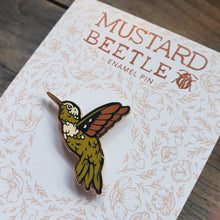 Load image into Gallery viewer, Hummingbird Enamel Pin