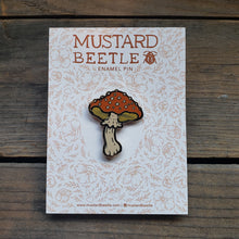 Load image into Gallery viewer, Amanita Mushroom Enamel Pin