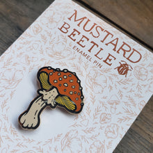 Load image into Gallery viewer, Amanita Mushroom Enamel Pin