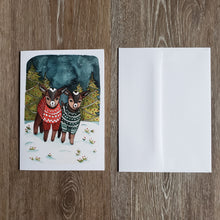 Load image into Gallery viewer, Goats in Sweaters Greeting Card