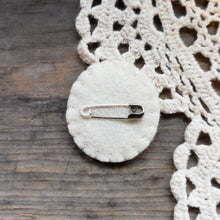 Load image into Gallery viewer, Tiny Embroidered House Brooch