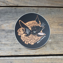 Load image into Gallery viewer, "Nocturnal" Bat Vinyl Sticker