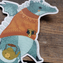Load image into Gallery viewer, Cozy Dragon Vinyl Sticker