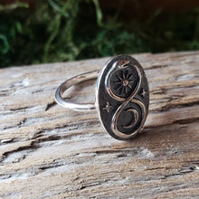 Load image into Gallery viewer, Sterling Silver Infinity Snake Ring