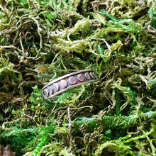 Load image into Gallery viewer, Sterling Silver Moon Phases Ring