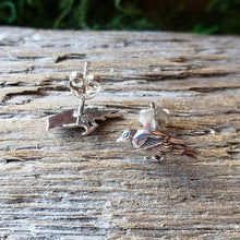 Load image into Gallery viewer, Sterling Silver Raven Studs