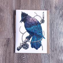 Load image into Gallery viewer, Steller's Jay Greeting Card