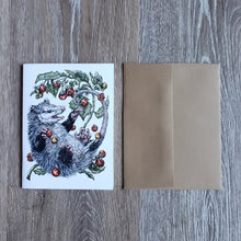 Load image into Gallery viewer, Opossum & Tomatoes Greeting Card