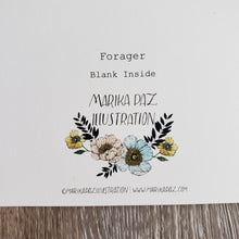Load image into Gallery viewer, Forager Raven Greeting Card