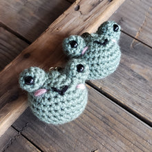 Load image into Gallery viewer, Crochet Frog Plush Keychain