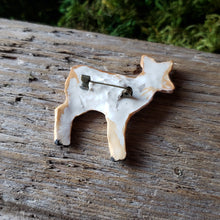 Load image into Gallery viewer, Handmade Woodland Fawn Brooch