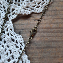 Load image into Gallery viewer, Tiny Embroidered Red Fox Necklace