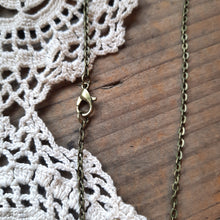 Load image into Gallery viewer, Tiny Embroidered Strawberry Necklace