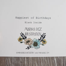 Load image into Gallery viewer, "Happiest of Birthdays" Greeting Card