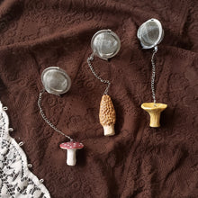 Load image into Gallery viewer, Handmade Ceramic Mushroom Tea Strainer