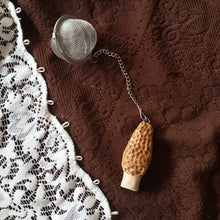 Load image into Gallery viewer, Handmade Ceramic Mushroom Tea Strainer
