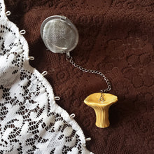 Load image into Gallery viewer, Handmade Ceramic Mushroom Tea Strainer