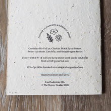 Load image into Gallery viewer, "California Poppy" Plantable Greeting Card