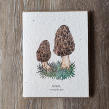 Load image into Gallery viewer, "Morel" Plantable Greeting Card
