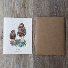 Load image into Gallery viewer, "Morel" Plantable Greeting Card