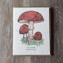 Load image into Gallery viewer, "Fly Agaric" Plantable Greeting Card