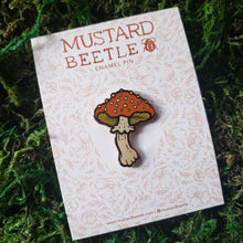 Load image into Gallery viewer, Amanita Mushroom Enamel Pin